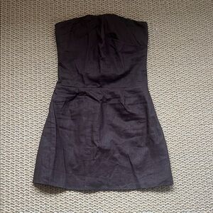 Chic Strapless Black Dress
